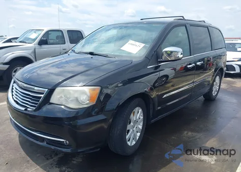 2012 Chrysler Town & Country Touring-L z USA, uszkodzony, nr VIN 2C4RC1CG5CR287603